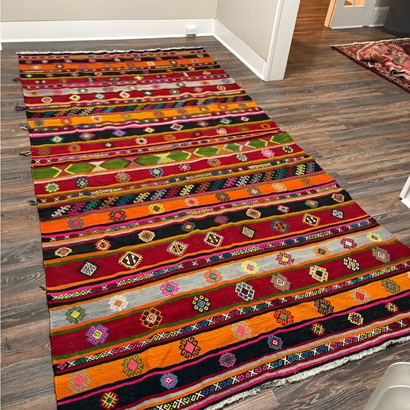 Other - Huge 11’8” x 6’ vintage turkish kilim rug